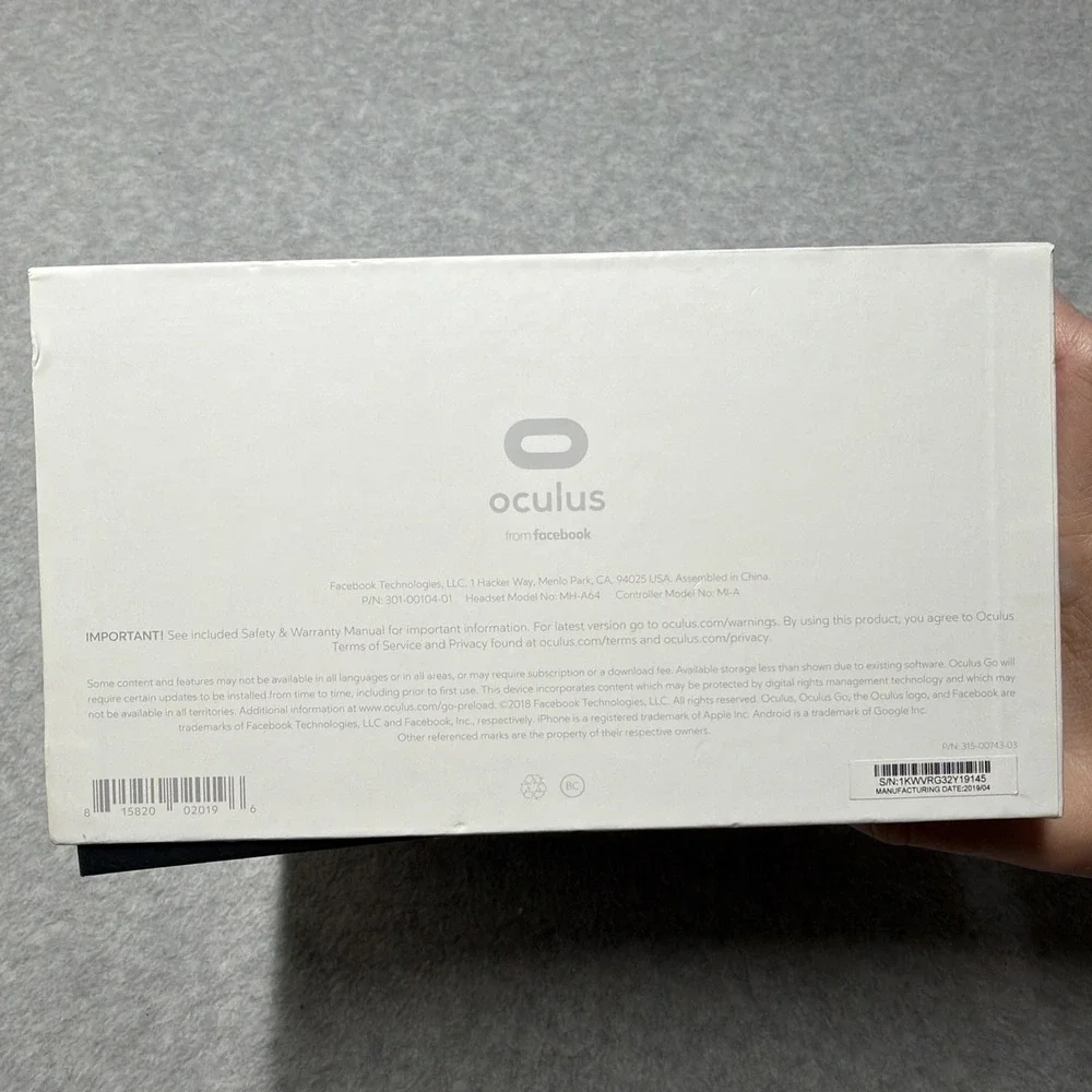 Oculus Go 64GB Standalone All-in-One VR Headset MH-A64 Tested No Charger